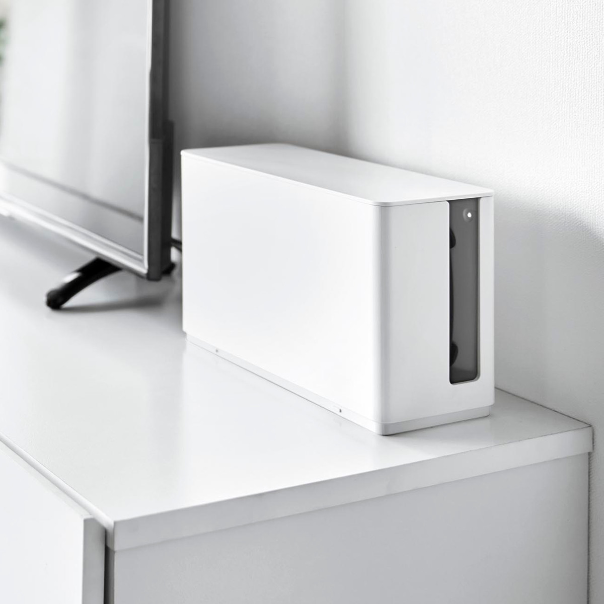 山崎実業 smart 蓋付き重ねられるゲーム機器収納ケース スマート ( 4903208103121 スマートシリーズ ゲーム機器収納ケース 蓋付き ゲーム機 コントローラー 蓋 重ねられる ゲーム機器 収納 ケース フタ付き ) 【ブラック】 ブラック