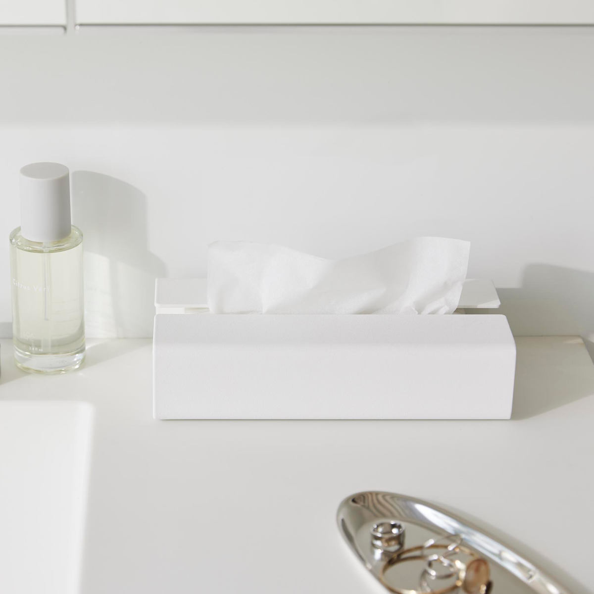 山崎実業 tower 入れ替え簡単ソフトパックティッシュケース タワー ( 4903208104500 タワーシリーズ ティッシュケース ソフトパックタイプ 入れ替え簡単 ソフトパックティッシュケース ソフトパック ) 【ブラック】 ブラック