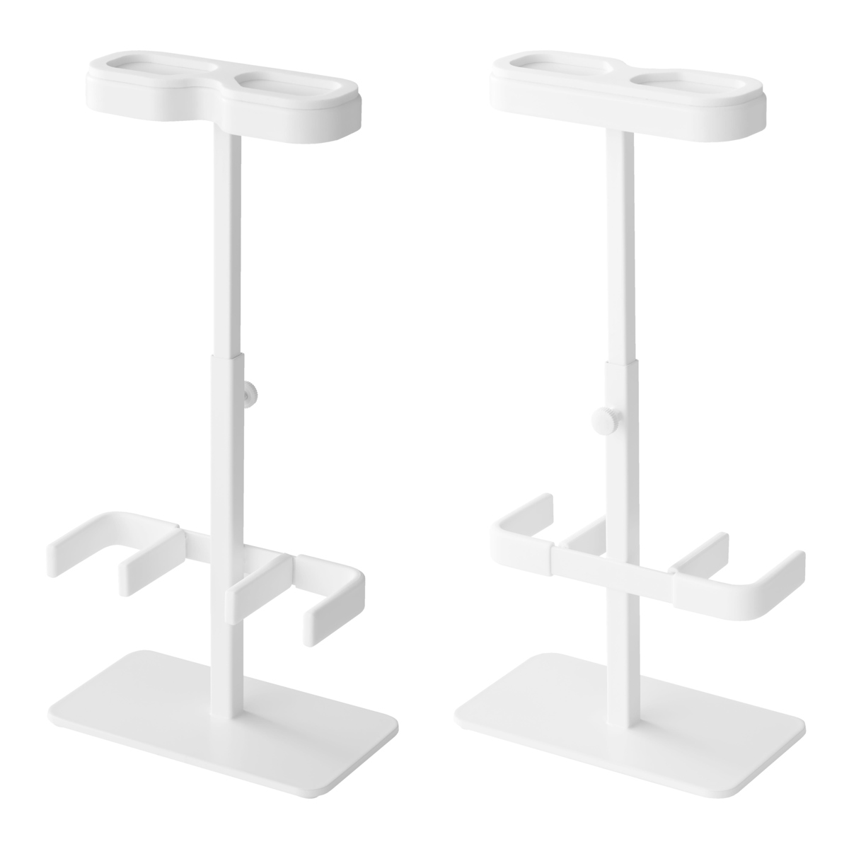 山崎実業 smart 伸縮VRゴーグル&コントローラー収納ラック スマート ( 4903208102445 スマートシリーズ VRゴーグル収納 コントローラー収納 ラック 伸縮 伸縮式 VRゴーグル コントローラー 収納ラック ゲーム ) 【ブラック】 ブラック