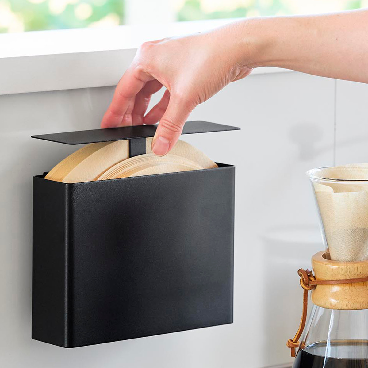 山崎実業 tower マグネットコーヒーペーパーフィルターケース タワー ( 4903208103305 タワーシリーズ コーヒーペーパーフィルターケース 磁石 マグネット コーヒー ペーパーフィルター ケース 紙フィルター ) 【ホワイト】 ホワイト