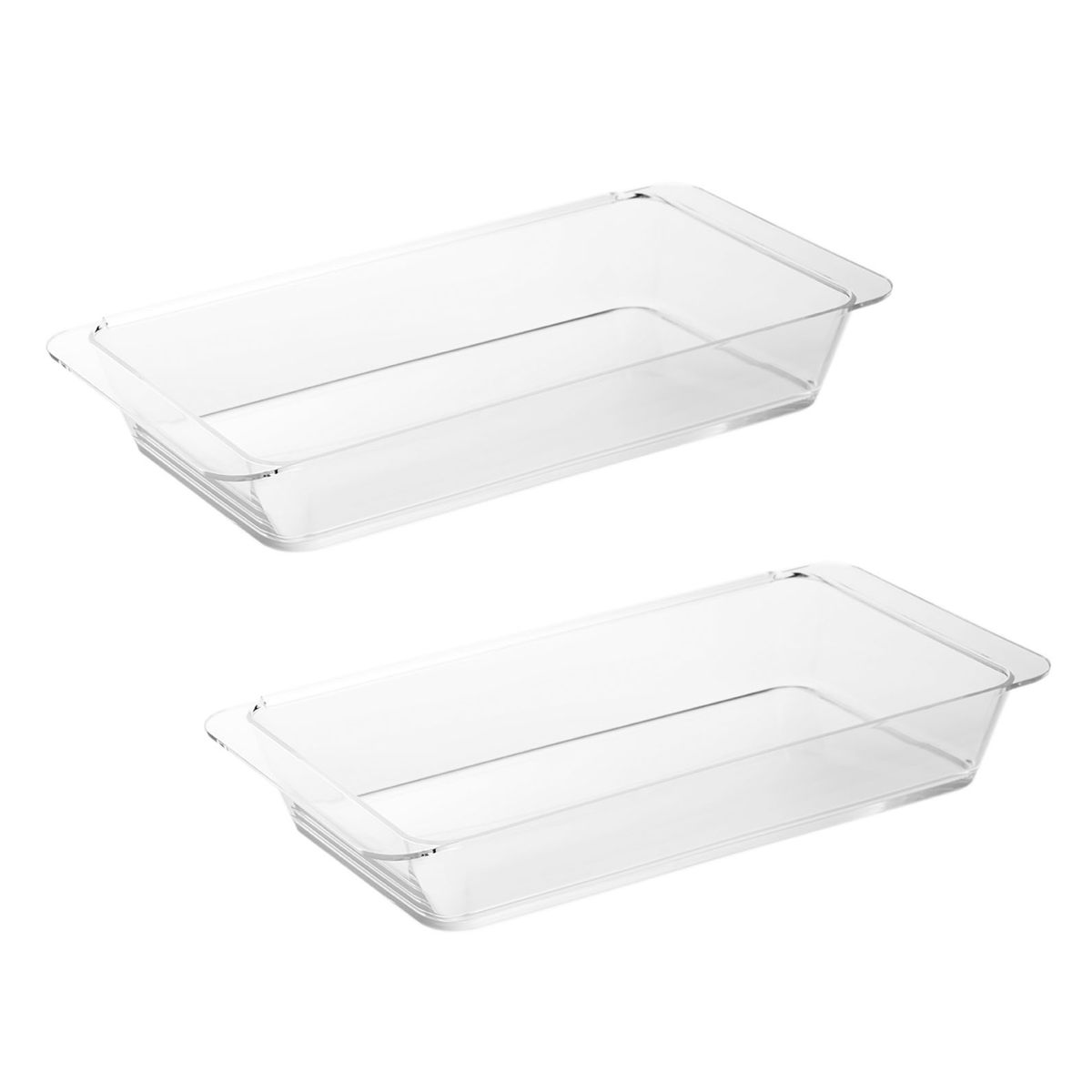 山崎実業 tower 電子レンジ対応連結できる洗いやすい下ごしらえ調理トレー タワー 深型 2個組 クリア ( 4903208103374 タワーシリーズ 調理トレー 連結可能 2個 食洗機対応 電子レンジ対応 )