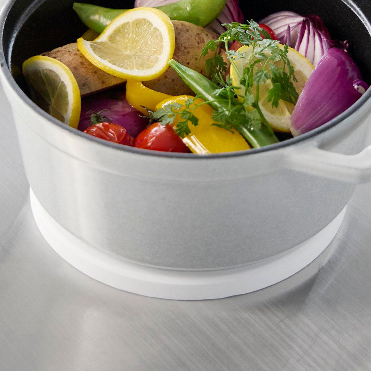 山崎実業 tower マグネットシリコーン鍋敷き 丸型 タワー ( 4903208103183 タワーシリーズ 鍋敷き なべ敷き 鍋敷 鍋しき シリコン 磁石 マグネット シリコーン シリコーン鍋敷き 丸 シリコン鍋敷き 耐熱 ) 【ブラック】 ブラック