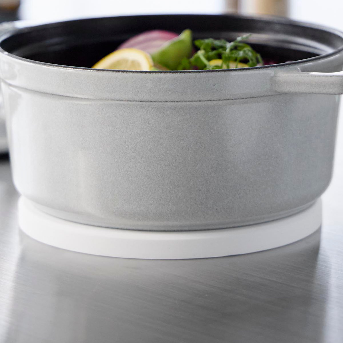 山崎実業 tower マグネットシリコーン鍋敷き 丸型 タワー ( 4903208103183 タワーシリーズ 鍋敷き なべ敷き 鍋敷 鍋しき シリコン 磁石 マグネット シリコーン シリコーン鍋敷き 丸 シリコン鍋敷き 耐熱 ) 【ブラック】 ブラック