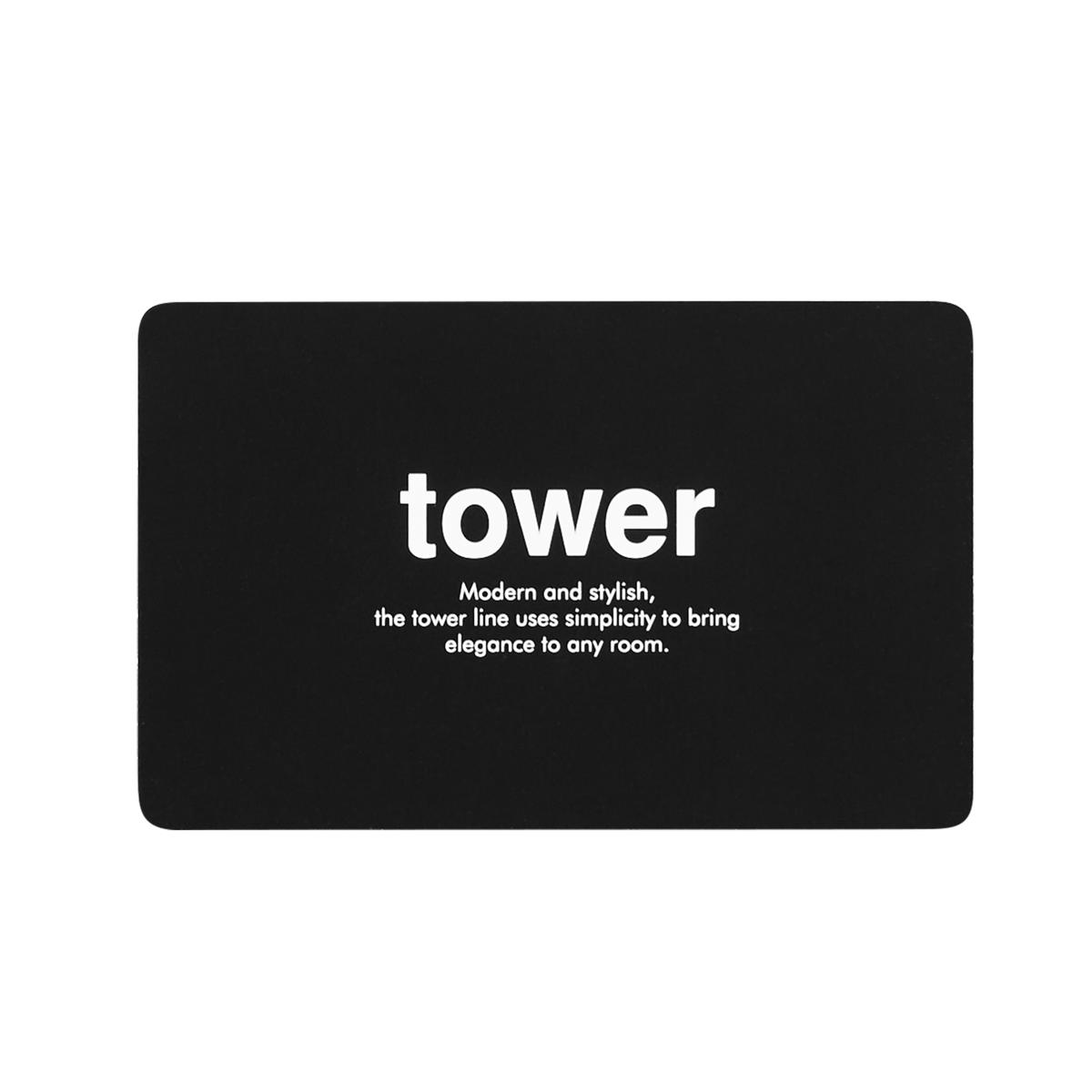 山崎実業 tower カタログギフト BK 紙袋セット タワー ( 4903208105002 タワーシリーズ カタログ ギフト 選べるギフト ギフトカード セレクトギフト プレゼント 贈り物 選択型ギフト キッチン用品 ランドリー用品 インテリア )