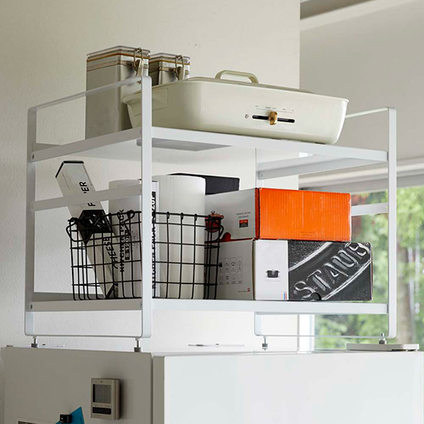 dショッピング |tower 冷蔵庫上収納ラック タワー （ 山崎実業