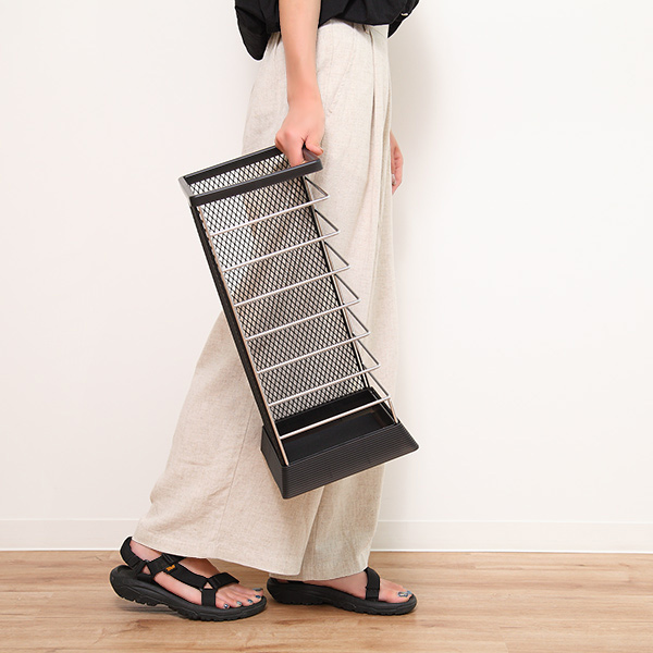 傘立て Xチェンジ 角型 ブラック ( 傘 スタンド 玄関 収納 アンブレラホルダー かさ立て カサ立て おしゃれ エントランス 山崎実業 )