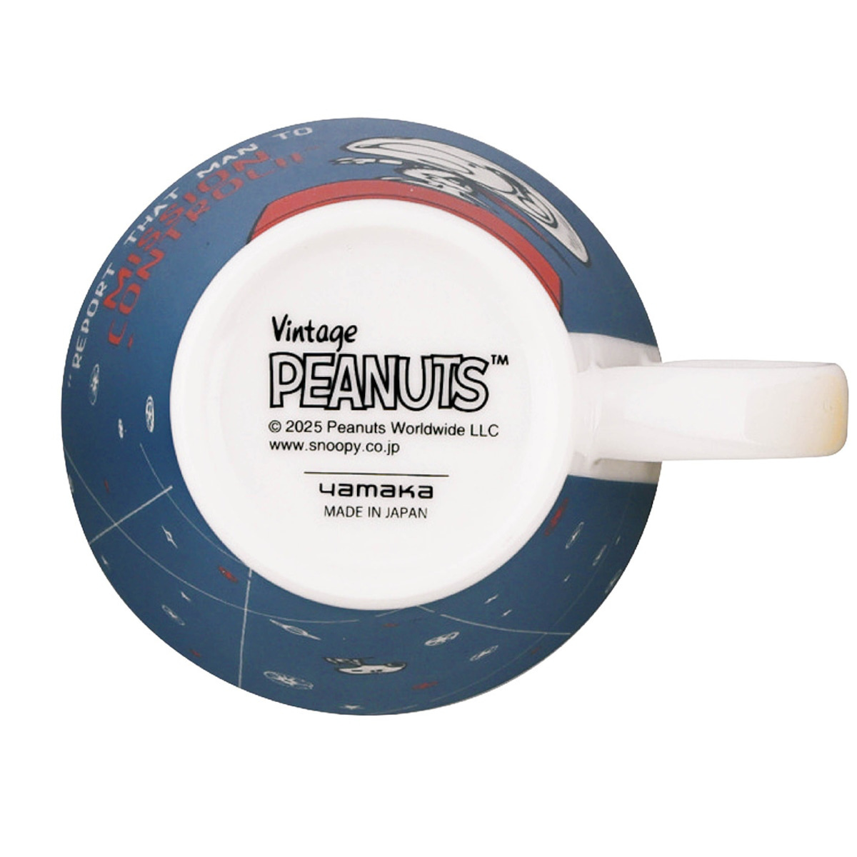 マグカップ マグ スヌーピー ( 340ml 電子レンジ対応 食洗機対応 磁器 日本製 マグコップ カップ 食器 コミックレトロ キャラクター かわいい プレゼント ギフト ) 【オレンジ】 オレンジ