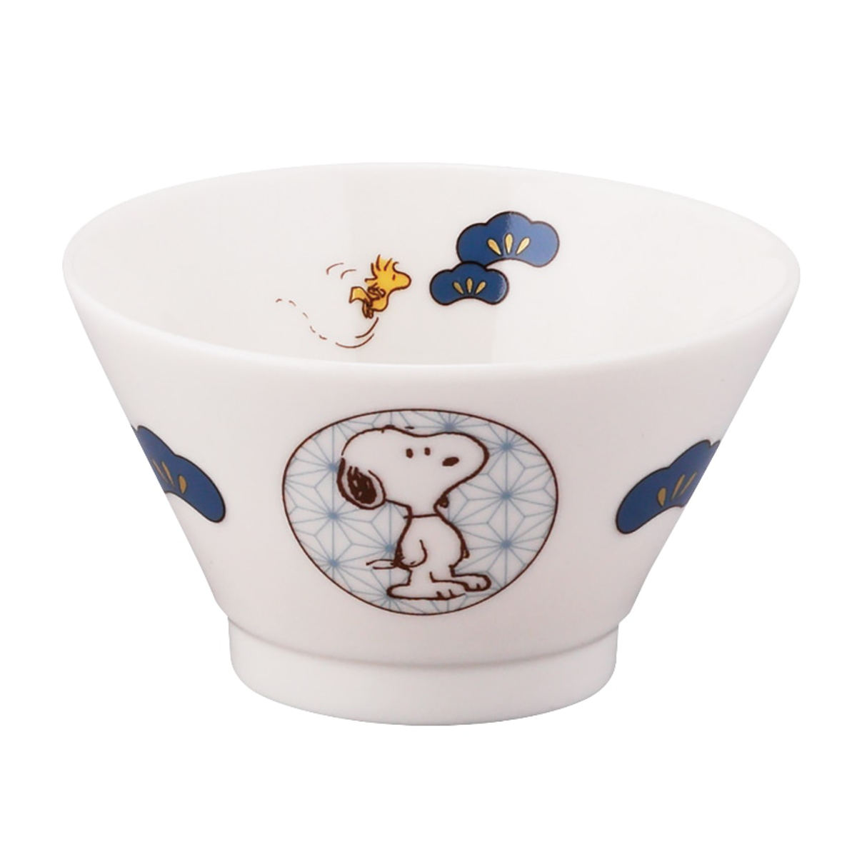 鉢 小鉢 スヌーピー ( 10cm 電子レンジ対応 食洗機対応 磁器 ボウル 器 うつわ 食器 日本製 和風 和食器 キャラクター かわいい ) 【梅赤】 梅赤