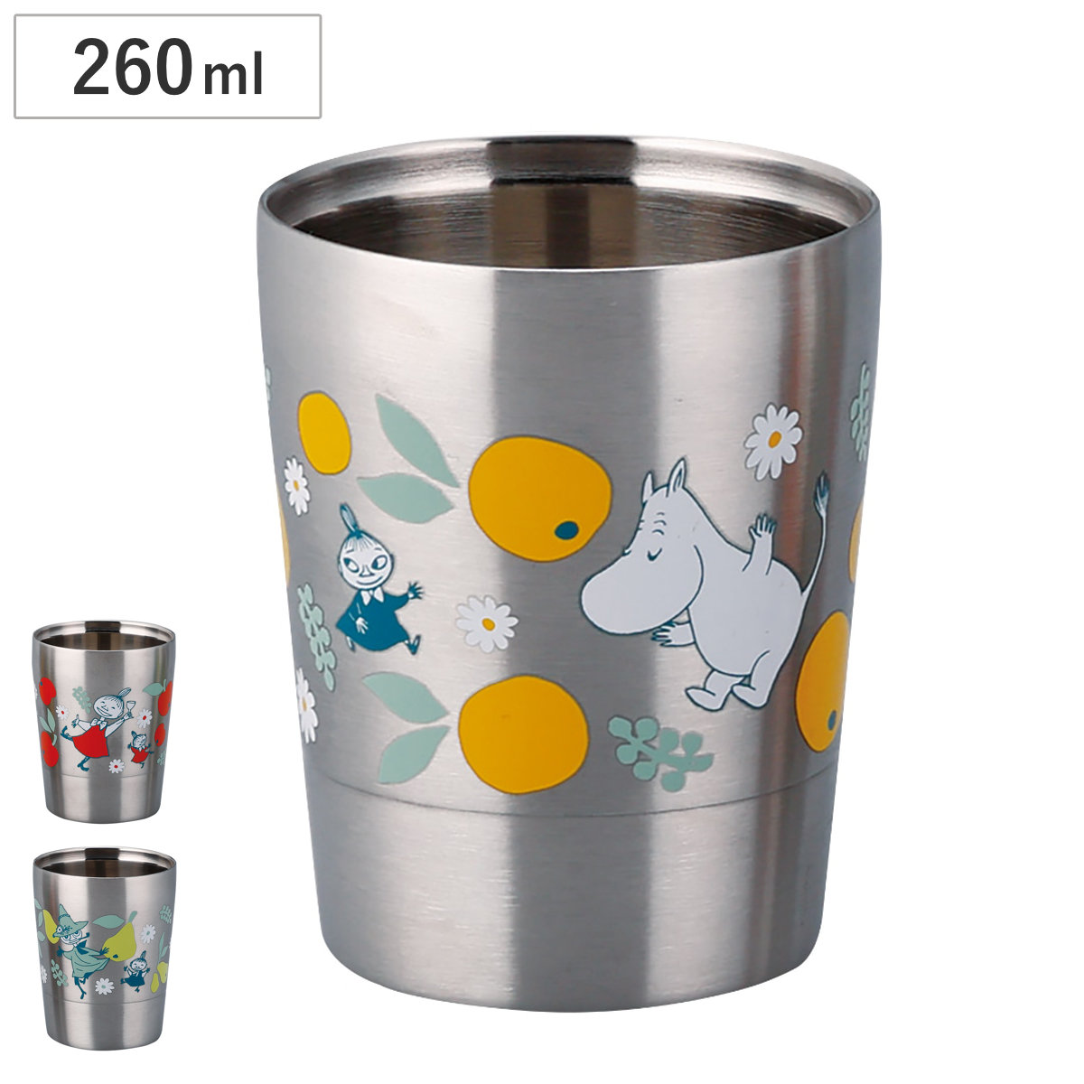 タンブラー MOOMIN 二重タンブラーS ( 260ml ステンレス 保冷 保温 コップ カップ 食器 ムーミン リトルミイ スナフキン キャラクター キャラ グッズ おしゃれ ) 【ムーミン】