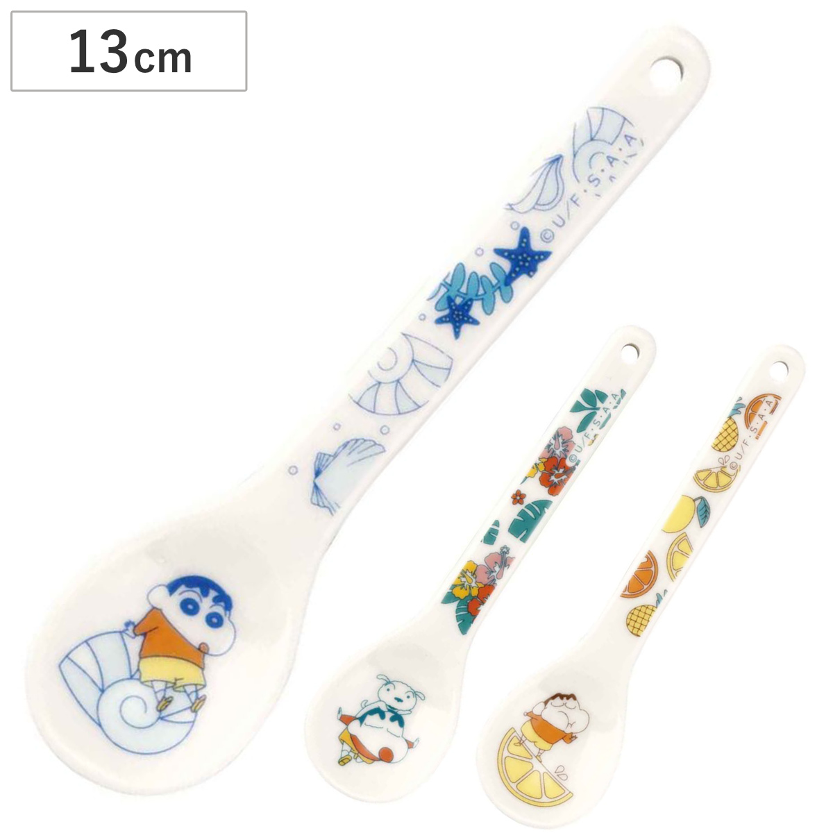 スプーン クレヨンしんちゃん 陶製スプーン （ 電子レンジ対応 食洗機対応 磁器 カトラリー 日本製 デザートスプーン キャラクター かわいい グッズ ） 【フルーツ】