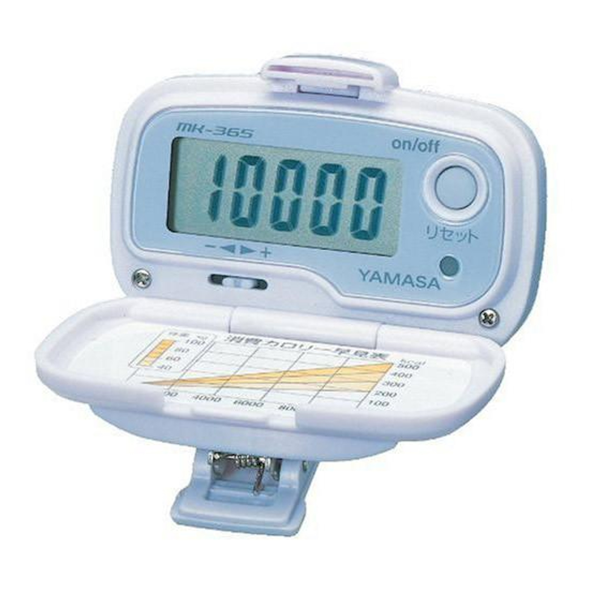 万歩計 manpo 万歩 感度調整機能付 スプリングクリップ付き 電池式 ( 歩数計 デジタル 健康管理 カウント シンプル 小型 軽量 クリップ付き プレゼント ポケット コンパクト 簡単操作 小さめ ) 【グレー】 グレー