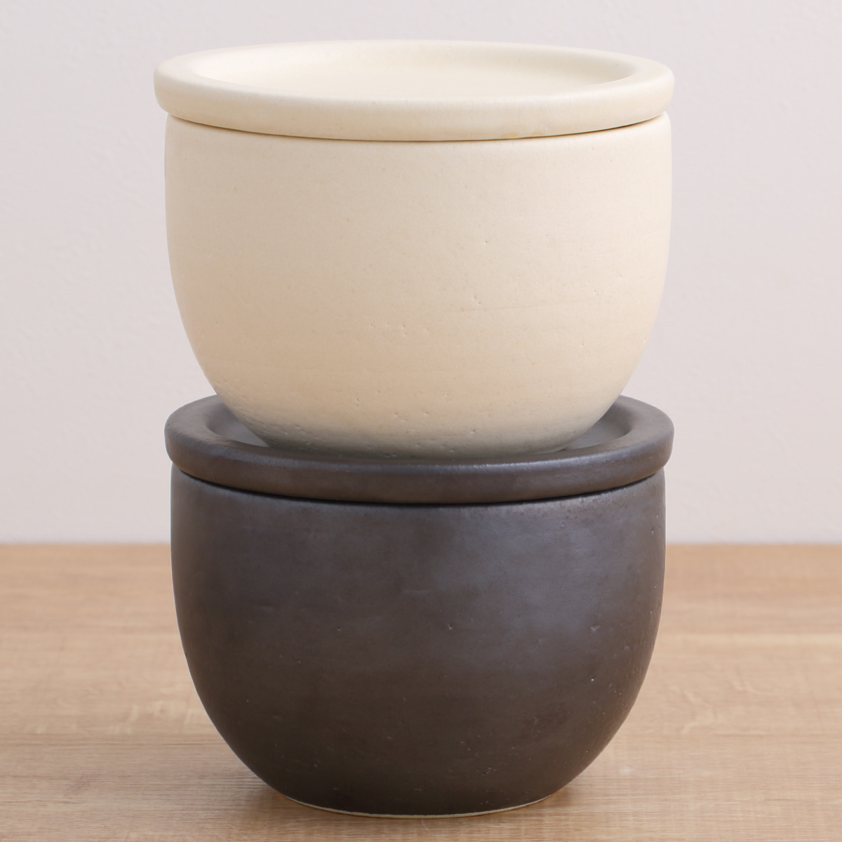 おひつ 1合 Hangout Rice container ( 陶器 日本製 電子レンジ対応 冷凍 保存容器 600ml 茶碗 信楽焼 ごはん ご飯 お米 米 御櫃 お櫃 炊き立て 美味しい おいしい めしびつ 小さめ お茶碗 ) 【ホワイト】 ホワイト