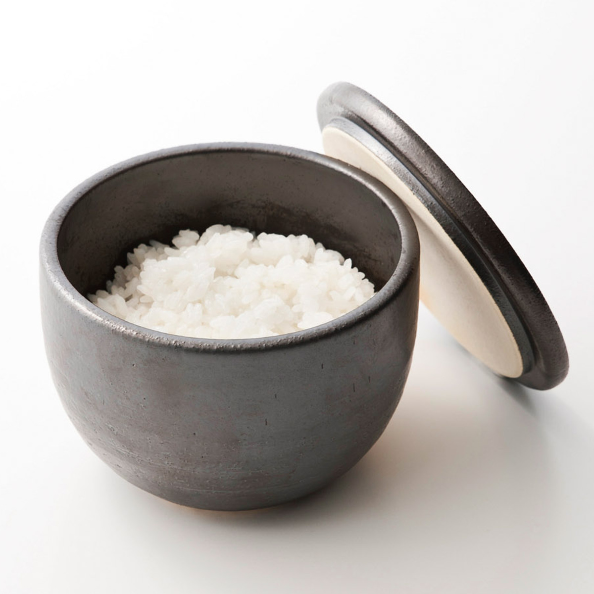 おひつ 1合 Hangout Rice container ( 陶器 日本製 電子レンジ対応 冷凍 保存容器 600ml 茶碗 信楽焼 ごはん ご飯 お米 米 御櫃 お櫃 炊き立て 美味しい おいしい めしびつ 小さめ お茶碗 ) 【ホワイト】 ホワイト