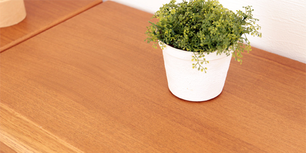 FAX台 電話台 サイドボード 天然木 幅60cm （ ラック 収納棚 棚