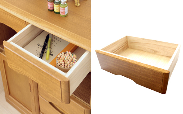 FAX台 電話台 サイドボード 天然木 幅60cm （ ラック 収納棚 棚