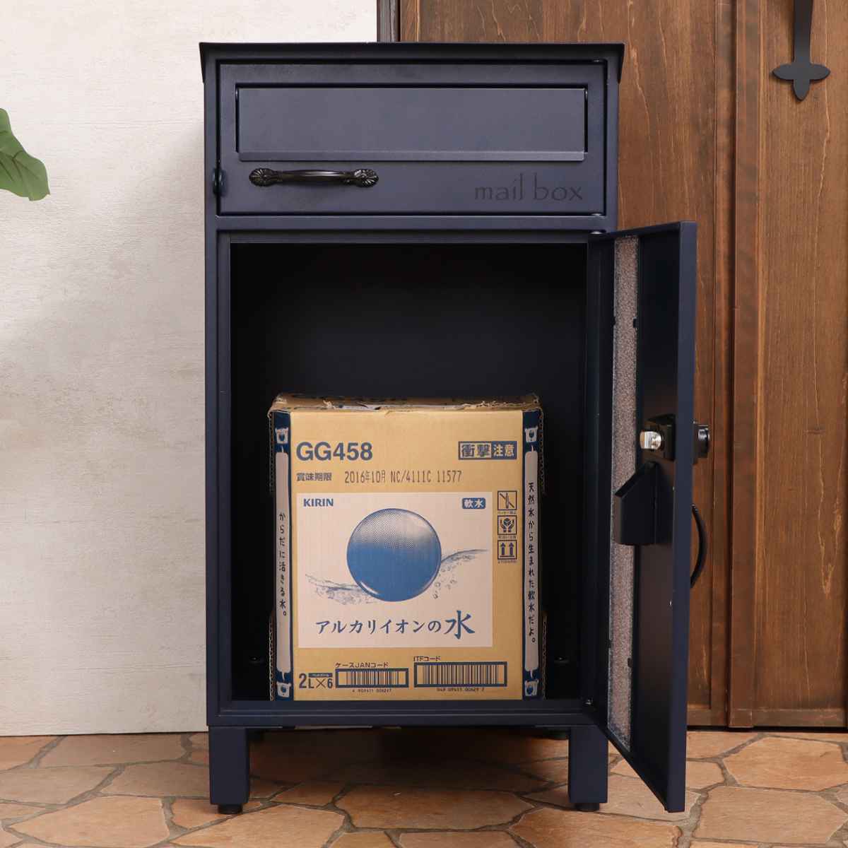 宅配ボックス ポスト マスケッティ 置き型 ( 宅配 ボックス ポスト一体型 宅配ポスト デザインポスト 据え置き 置き配用ボックス メールボックス メールBOX 宅配BOX 宅配POST 置き配 )