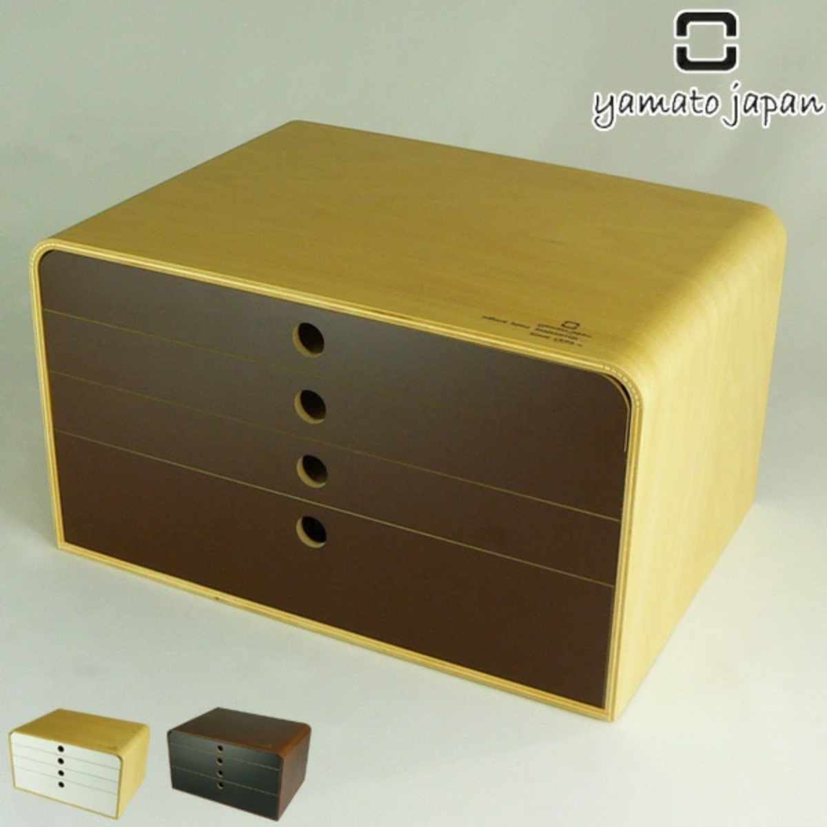 フアイルケース A4 FILE CASE 4段 ( レターケース a4ファイルケース 書類ケース ファイルケース 小物入れ 引き出し 小物ケース ファイルボックス 木製 BOX 収納 ) 【ブラウン】