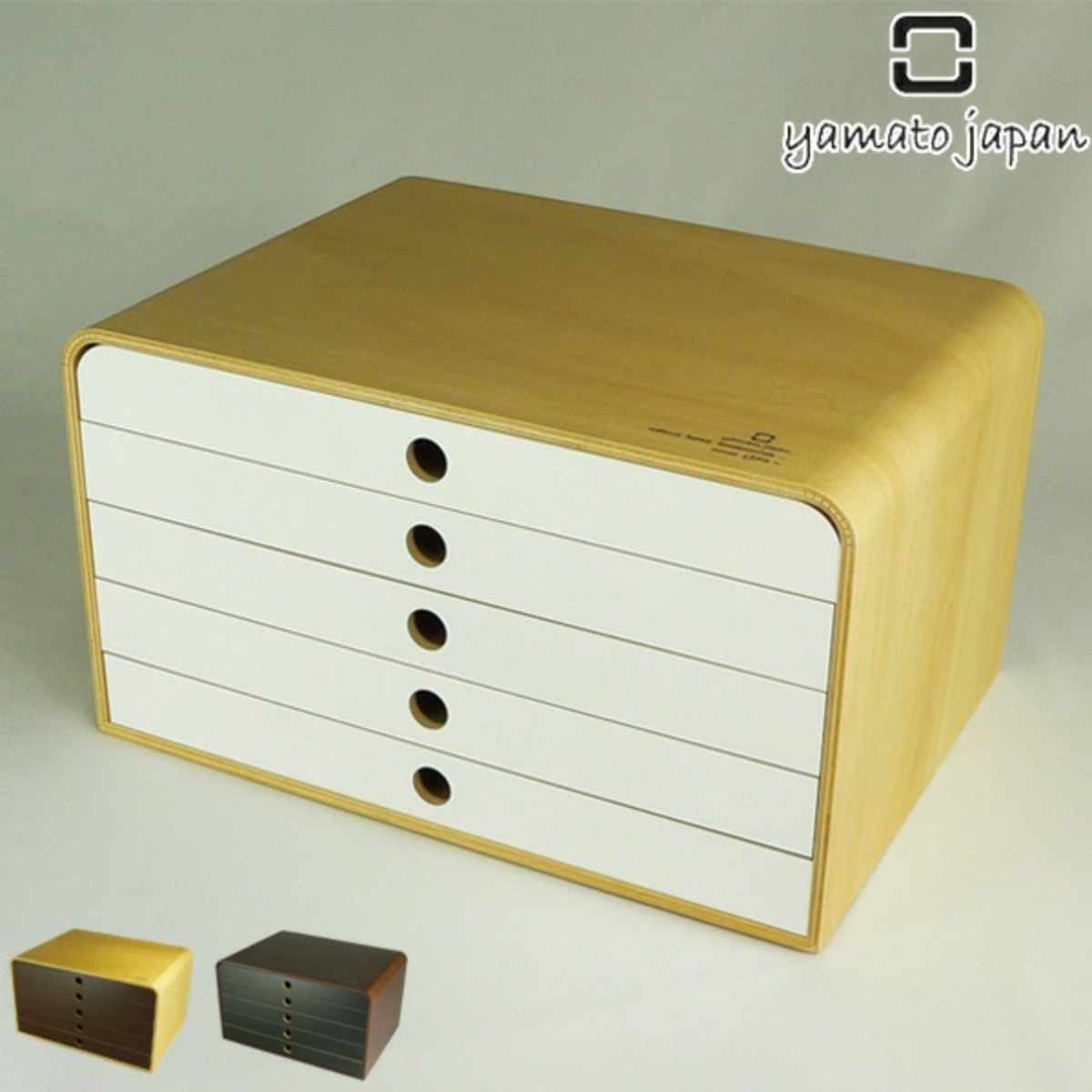 フアイルケース A4 FILE CASE 5段 ( レターケース a4ファイルケース 書類ケース ファイルケース 小物入れ 引き出し 小物ケース ファイルボックス 木製 BOX 収納 ) 【ブラック】