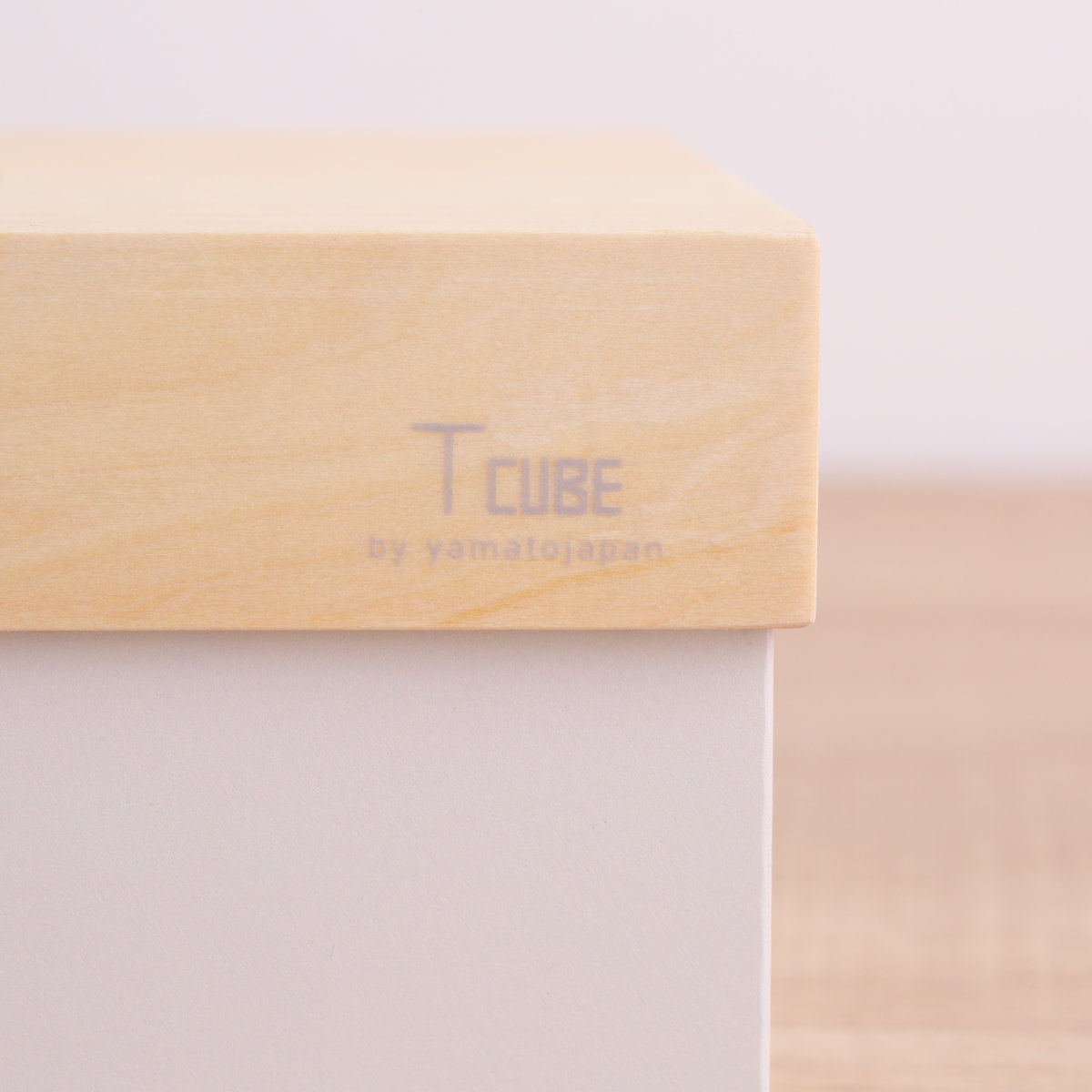 ティッシュケース 木製 T CUBE 北欧 ( ティッシュ ケース ティッシュカバー ハンドメイド 日本製 ティッシュホルダー インテリア 雑貨 リビング ダイニング 収納 おしゃれ ナチュラル 木目 ) 【アイボリー】 アイボリー