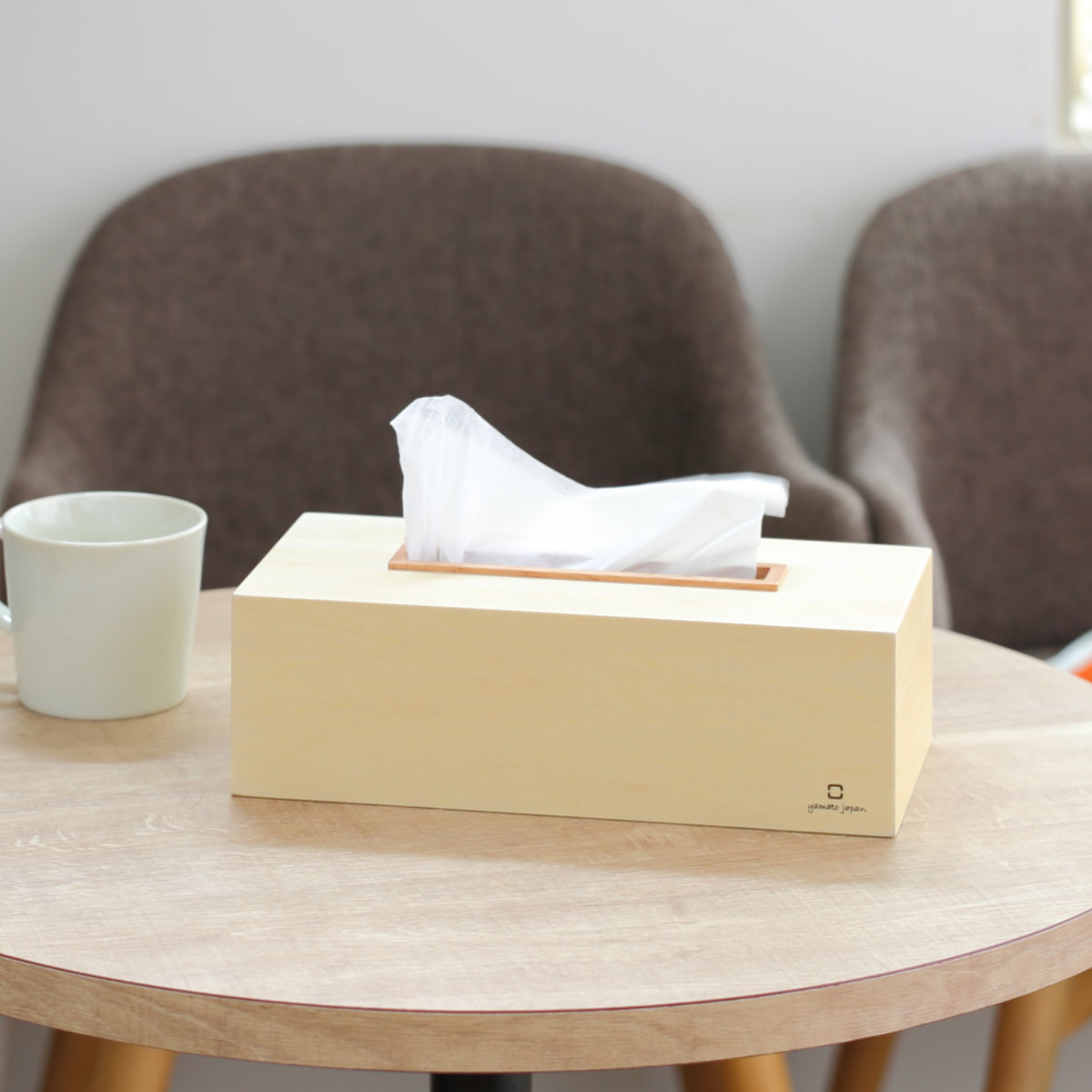 ティッシュケース KOGUCHI 木製 （ おしゃれ ティッシュボックス