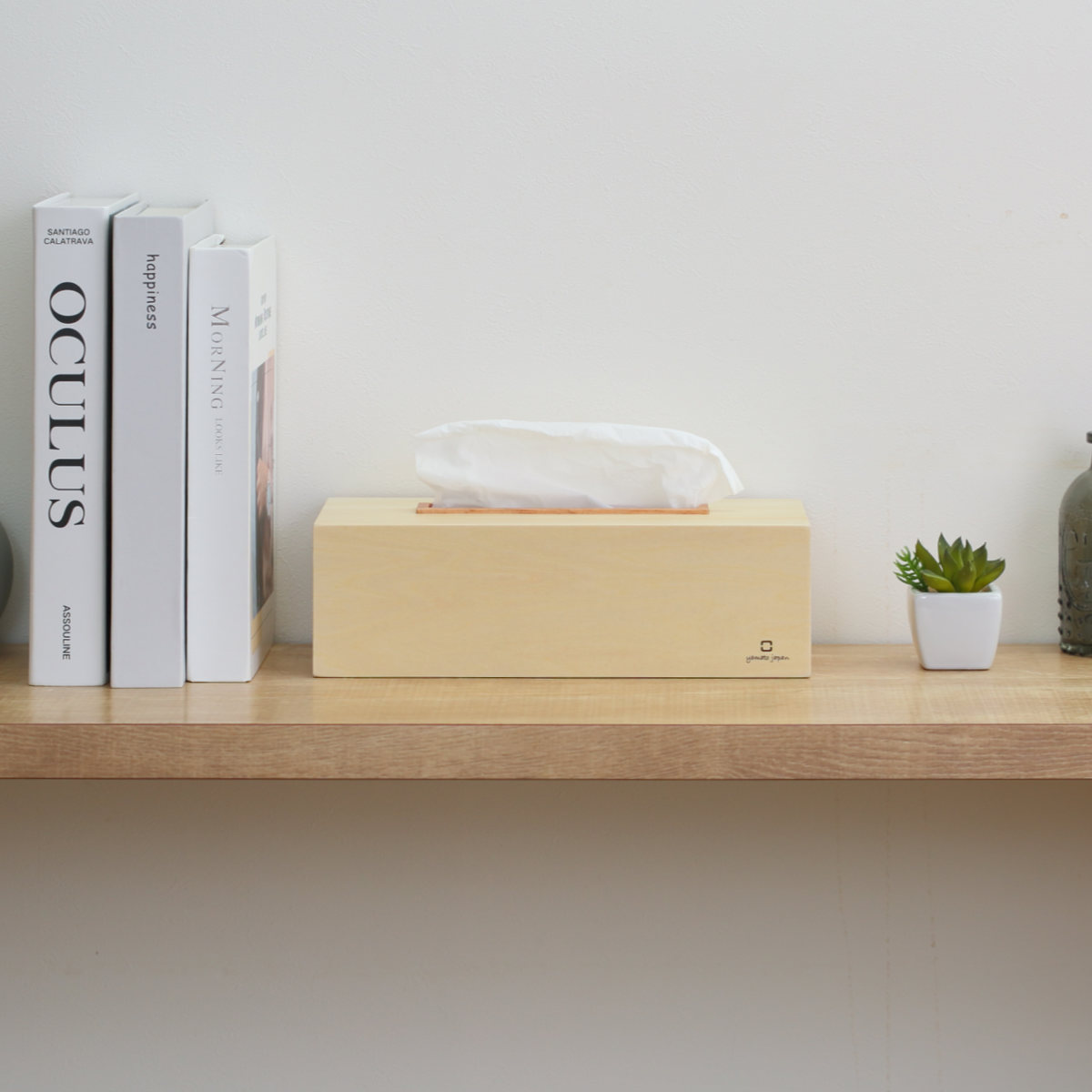 ティッシュケース KOGUCHI 木製 ( おしゃれ ティッシュボックス ティッシュカバー 卓上 ヤマト工芸 ティッシュ ケース ボックス 収納 木目 天然木 日本製 シンプル ナチュラル ティッシュペーパー 箱ティッシュ ボックスティッシュ ) 【ダークブラウン】 ダークブラウン