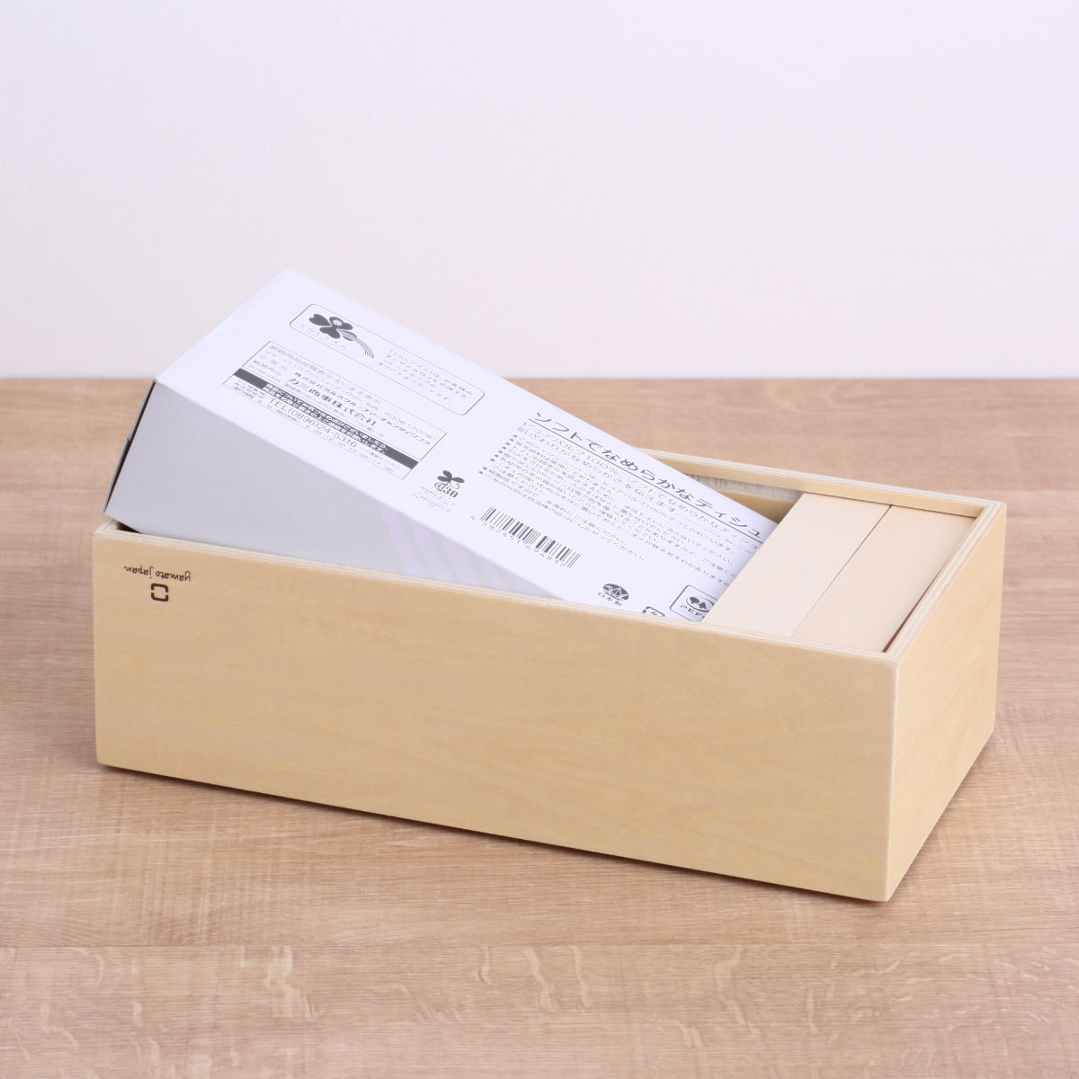 ティッシュケース KOGUCHI 木製 ( おしゃれ ティッシュボックス ティッシュカバー 卓上 ヤマト工芸 ティッシュ ケース ボックス 収納 木目 天然木 日本製 シンプル ナチュラル ティッシュペーパー 箱ティッシュ ボックスティッシュ ) 【ダークブラウン】 ダークブラウン