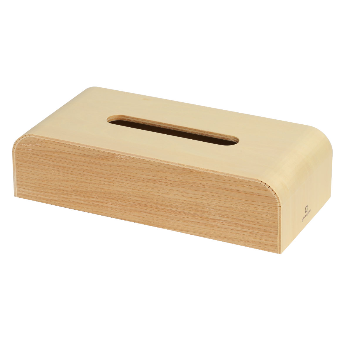 ティッシュケース COLOR BOX slim 木製 ( おしゃれ シンプル ナチュラル ティッシュボックス ティッシュカバー 卓上 置き型 ヤマト工芸 ティッシュ ケース 箱ティッシュ ボックスティッシュ 木目 天然木 日本製 ) 【ナチュラル】 ナチュラル