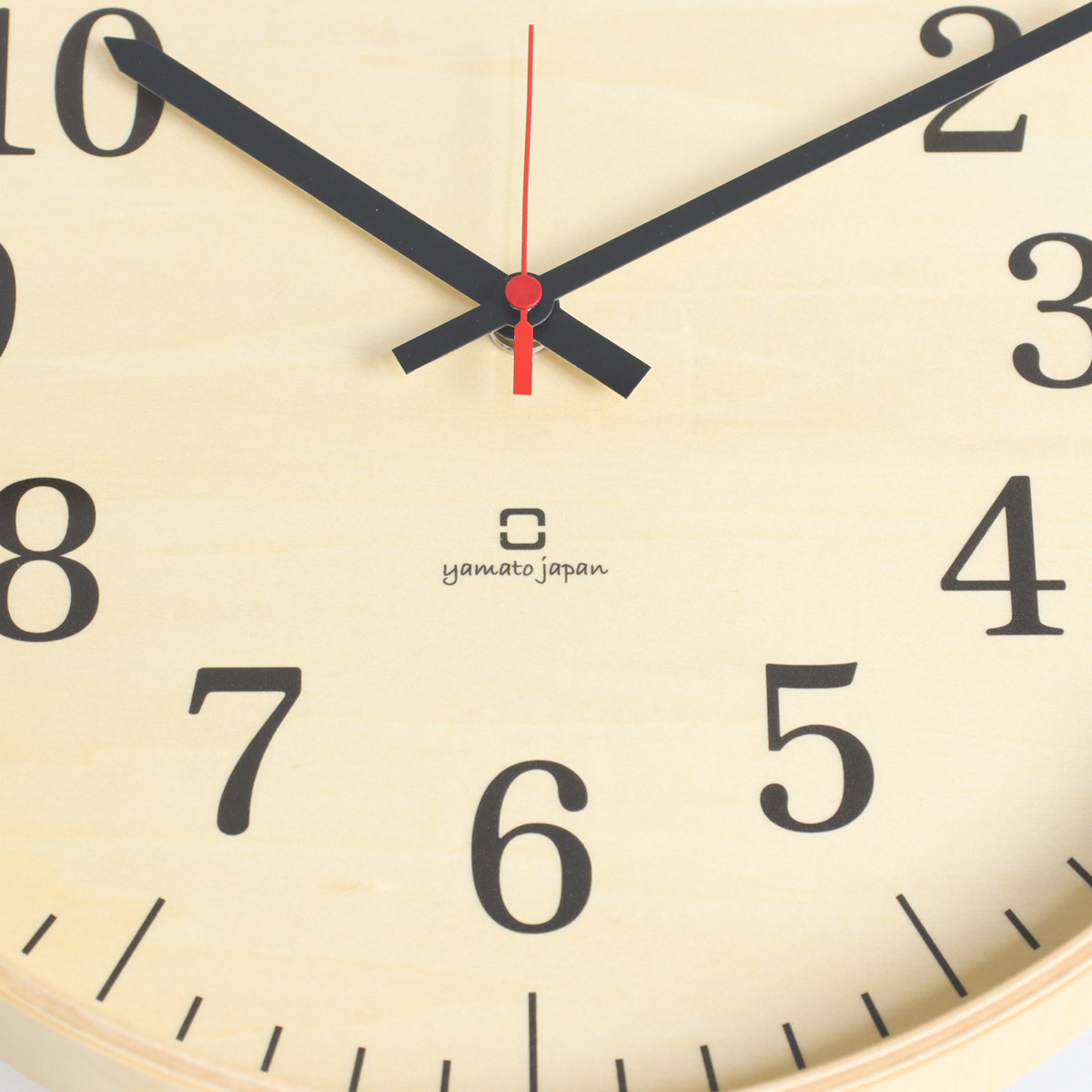 掛け時計 fullmoon スタンダード ヤマト工芸 日本製 ( 時計 壁掛け時計 掛時計 壁掛け かけ時計 とけい クロック 木製 北欧 アナログ インテリア ウォールクロック 木目 ナチュラル シンプル おしゃれ リビング 寝室 ) 【グレー】 グレー