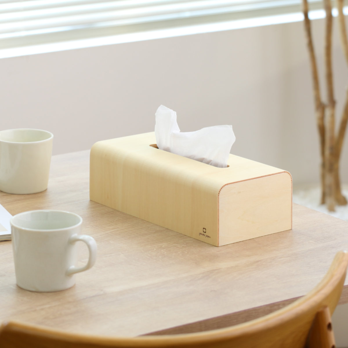 ティッシュケース 木製 ヤマト工芸 yamato NATURE BOX ( ティッシュ ケース ティッシュボックス おしゃれ ナチュラル シンプル 卓上 置き型 ティッシュカバー カバー ティッシュペーパー ボックスティッシュ ) 【ダークブラウン】 ダークブラウン