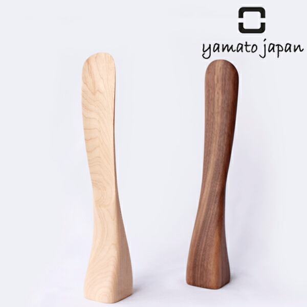 くつべら ヤマト工芸 yamato -スタンド型- （ 木製 靴べら くつベラ 靴ベラ スタンド 立てかけ 玄関 ナチュラル 天然木 ） 【ブラウン】