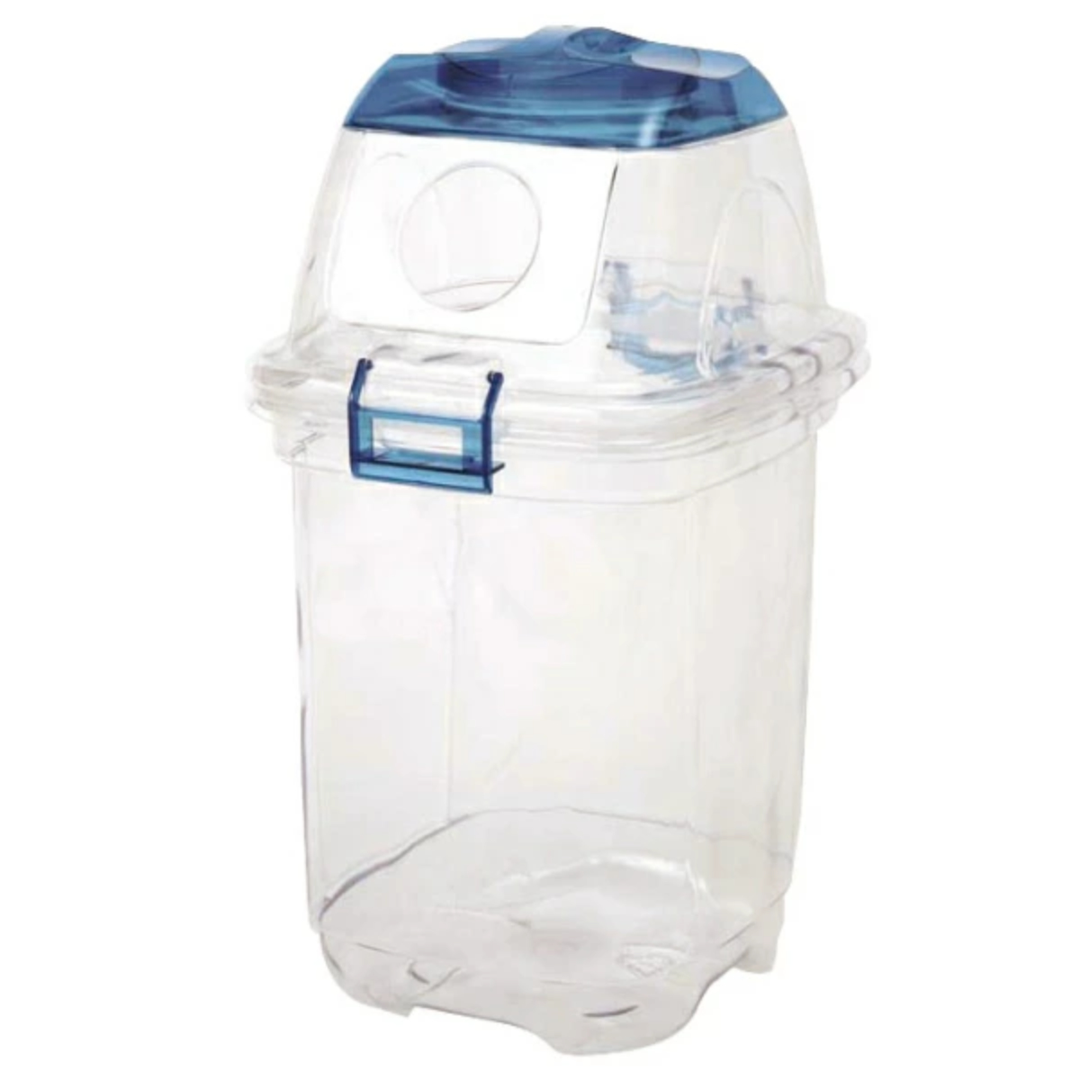 屋内用ゴミ箱 業務用ダストボックス 35L 透明エコダスター 再生プラスチック製 ( コンドル 山崎産業 ゴミ箱 ダストボックス 分別 樹脂製 ごみ箱 プラスチック 業務用 屋内 35リットル クリア 透明 分別ゴミ箱 ) 【キャップ】 キャップ