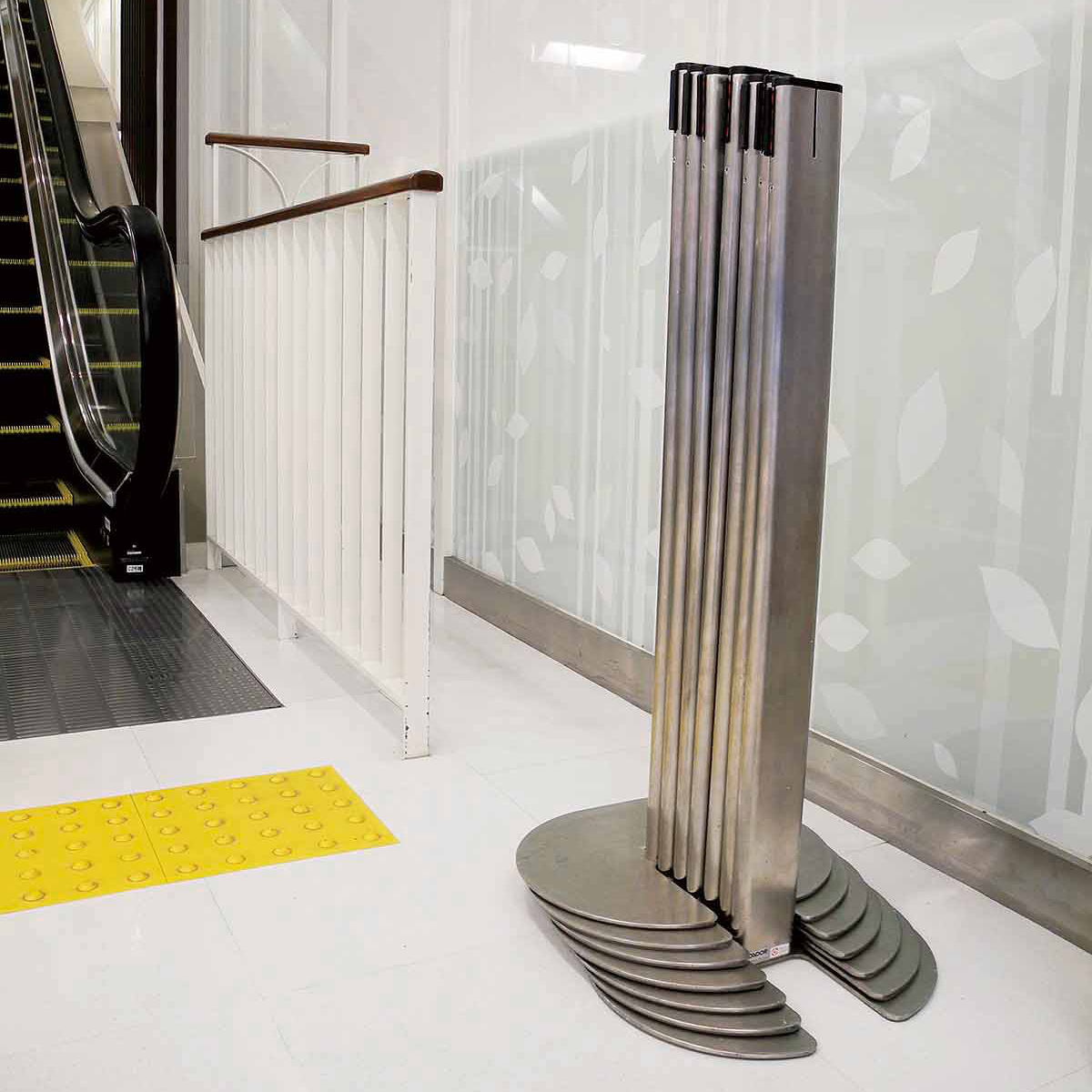 ガイドポール IB-80 STヘアーライン ( パーテーション 間仕切り )