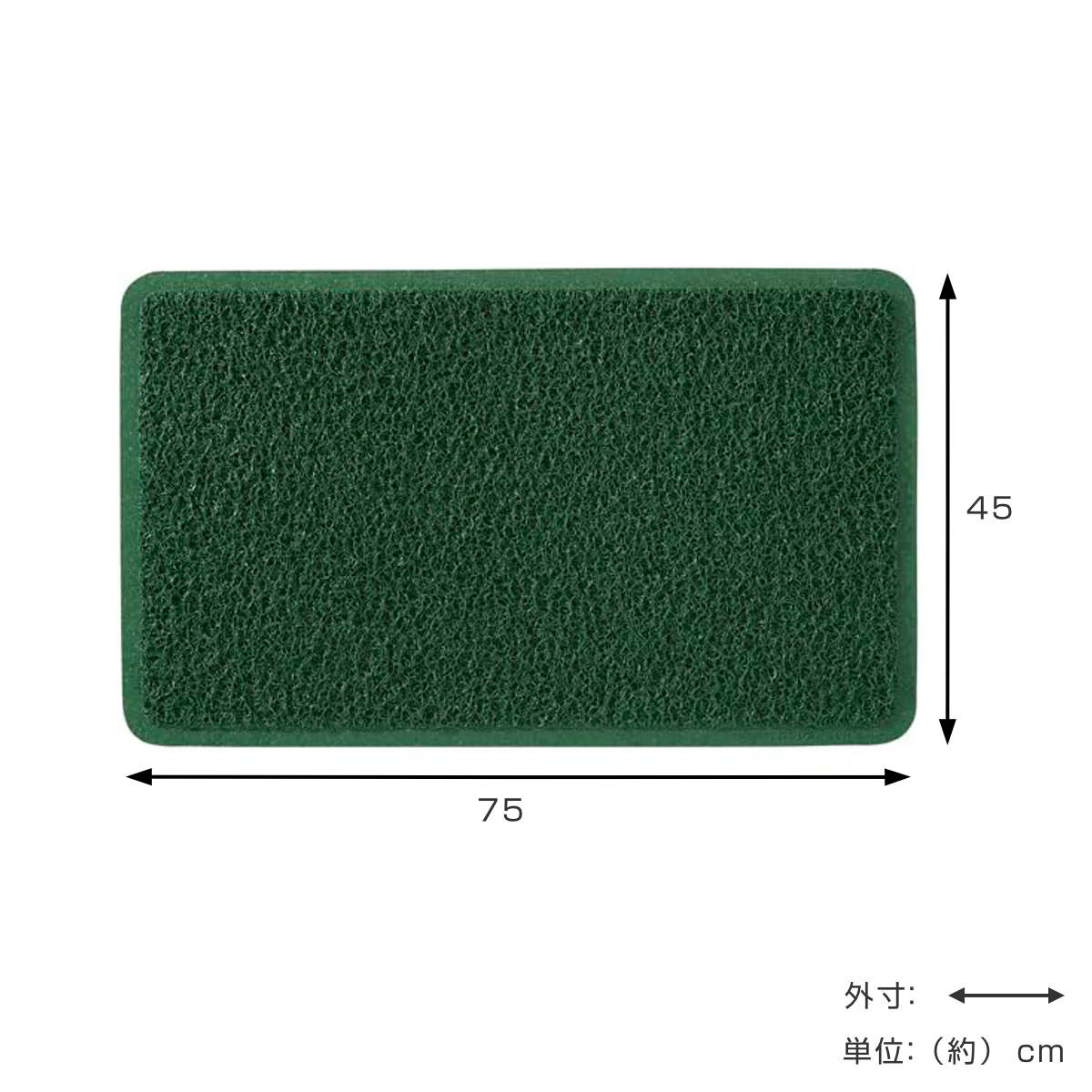 ジャイロキネシス専用マット 玄関マット ニューロンソフトマット 45×75cm （ 山崎産業 玄関