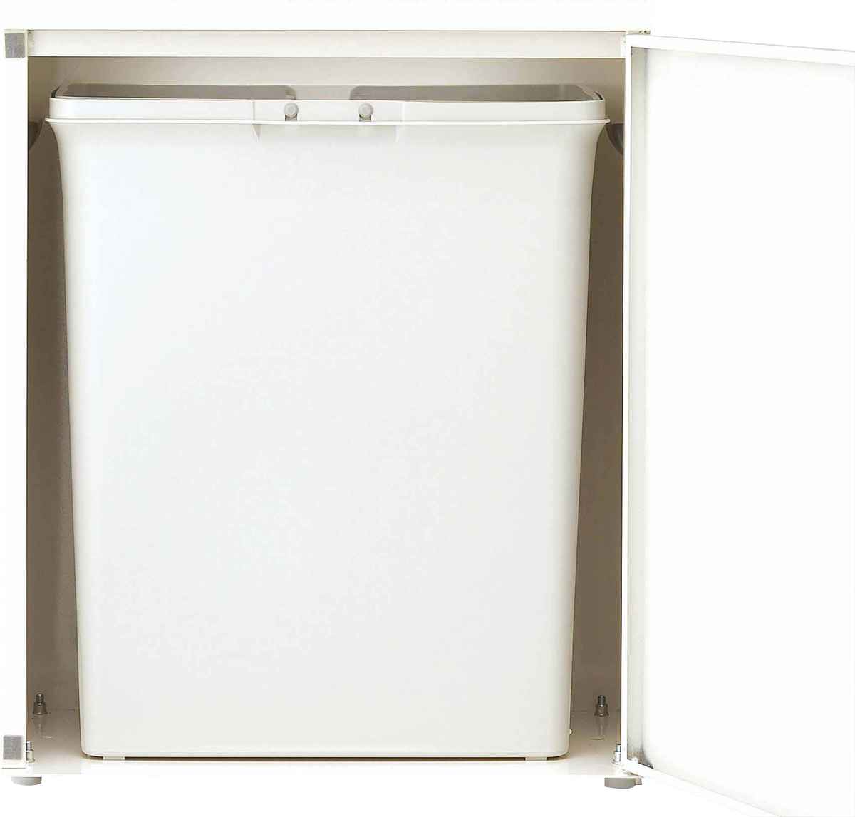 ゴミ箱 リサイクルボックスNYO-50 50L ワイド 屋外用 ( 法人限定 山崎産業 業務用 ダストボックス 分別 ごみ箱 奥行30 分別シール付き 50リットル 省スペース 分別ゴミ箱 内容器付き スチール製 おしゃれ ) 【ブラック×角穴】 ブラック×角穴