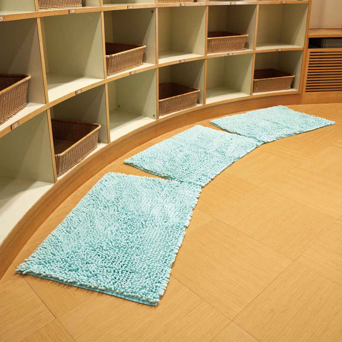 バスマット 業務用 業務用バスマット MUS 60×90cm ( 法人限定 バス マット 速乾性 吸水 吸水性 滑り止め お風呂 浴室 長方形 高吸水 足ふきマット 足拭きマット 介護 施設 店舗 宿泊 ) 【ベージュ】 ベージュ