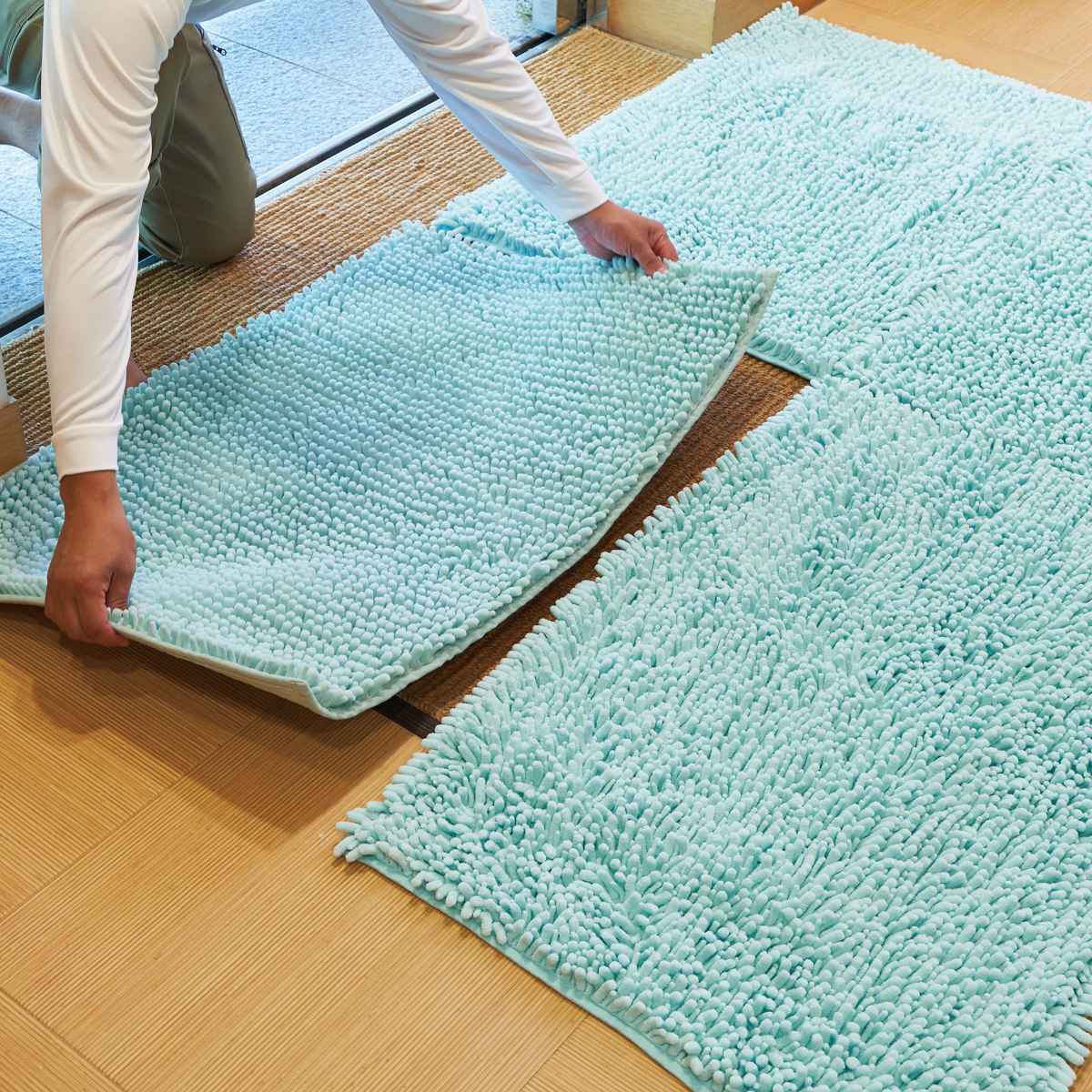 バスマット 業務用 業務用バスマット MUS 60×90cm ( 法人限定 バス マット 速乾性 吸水 吸水性 滑り止め お風呂 浴室 長方形 高吸水 足ふきマット 足拭きマット 介護 施設 店舗 宿泊 ) 【ベージュ】 ベージュ