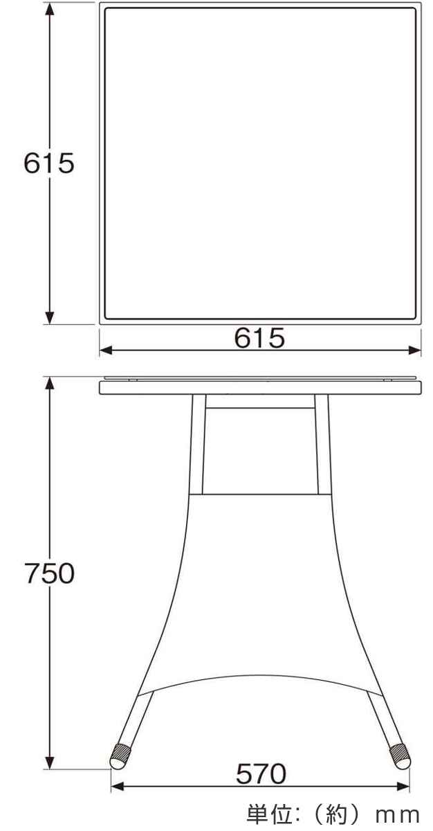 テーブル Gテーブル VN R-1 ガーデンテーブル ( 法人限定 机 ガーデン 庭 軽量 ラタン調 天板 ガラス カフェテーブル カフェ バルコニー テラス モダン 屋外 軽い 高級感 )