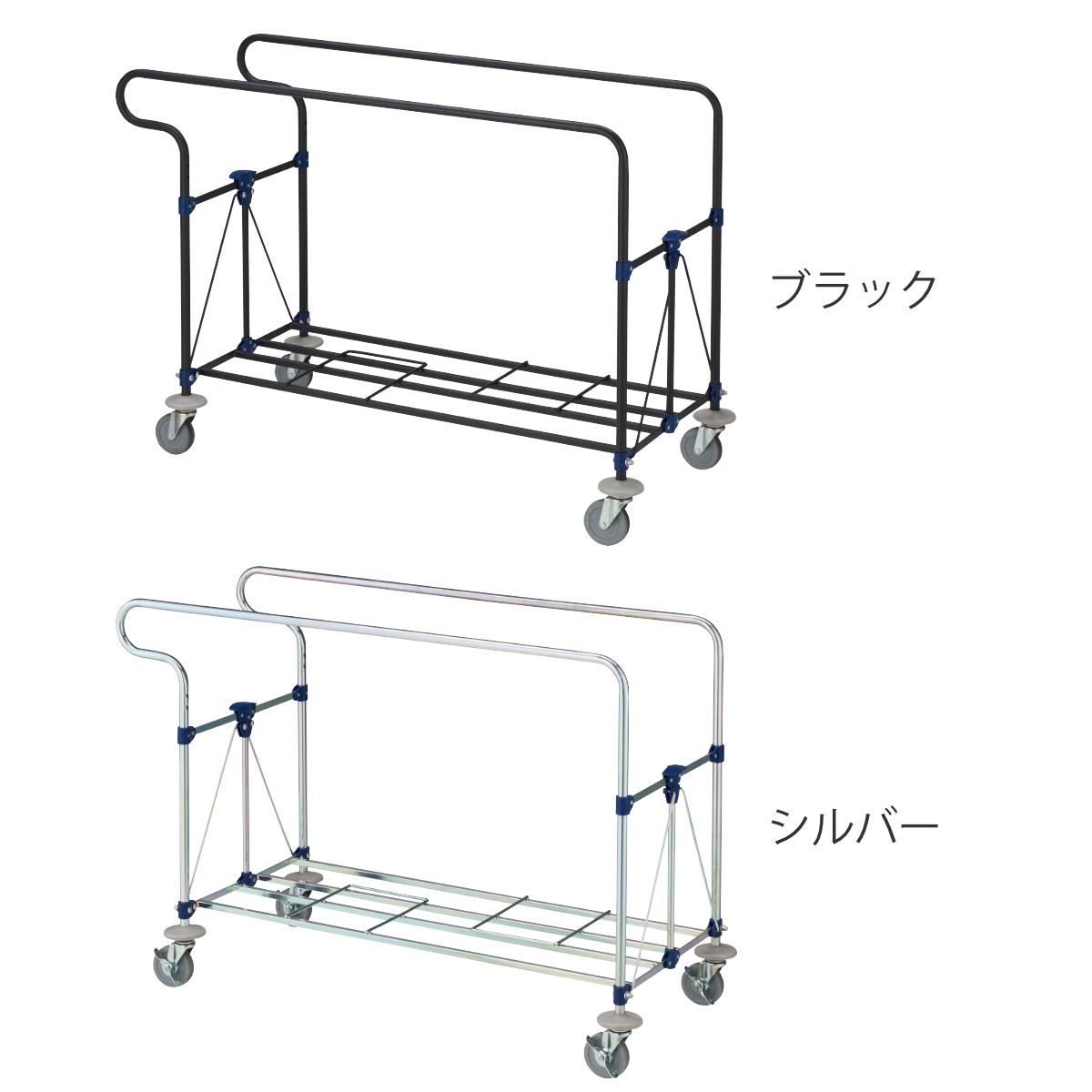 フレーム コンドル リサイクル用システムカート自立式OS ( 法人限定 山崎産業 台車 カート 積載量40kg 折り畳み式 フレームのみ ゴミ箱 分別 ストッパー付きキャスター 分別カート 業務用 ダストカート 運搬台車 運搬 回収 ) 【ブラック】 ブラック