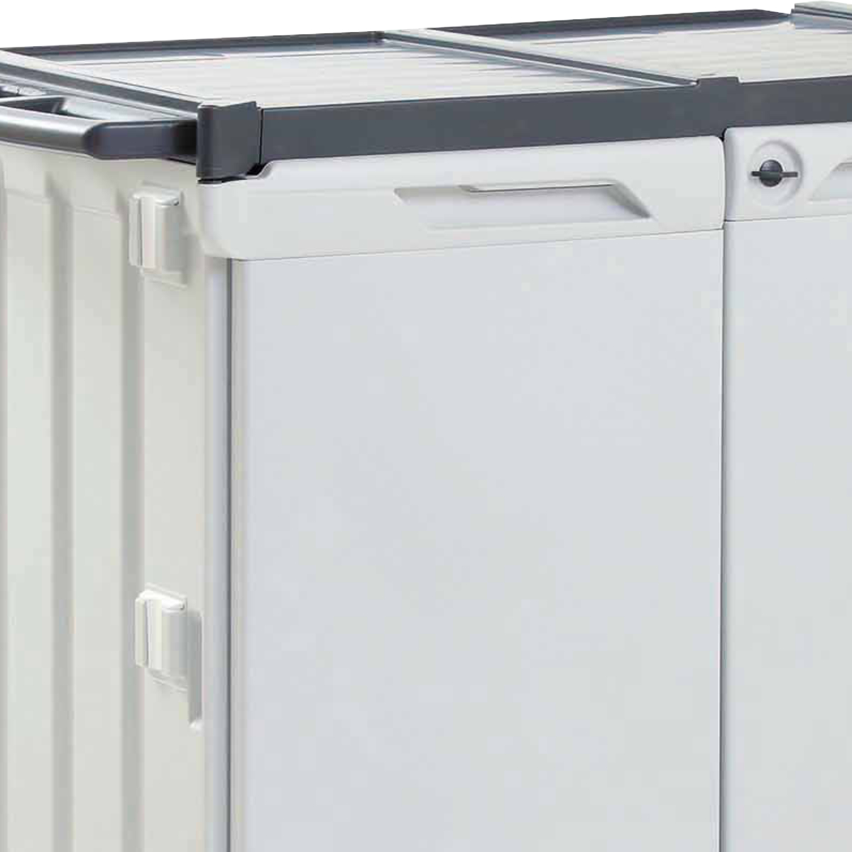 カート リネンカートSKF-2 幅64×奥行197×高さ103.5cm ( 法人限定 山崎産業 台車 回収用 袋付き リネン タオル 衣類 ホテル 旅館 客室 静音 業務用 ルームメイク ベッドメイク ワゴン 運搬台車 運搬 回収 )