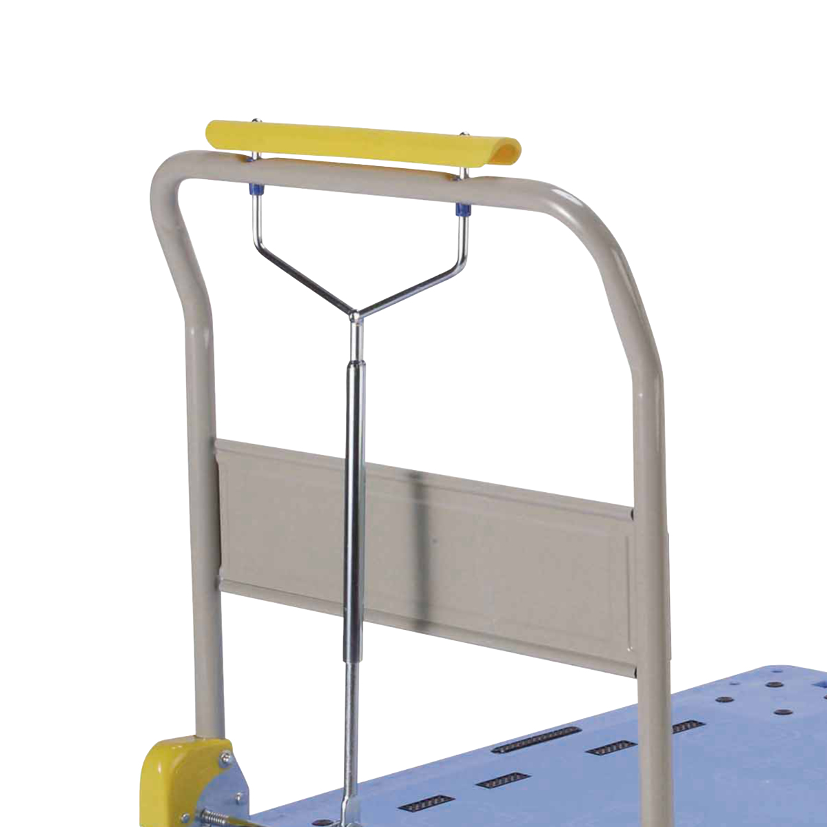 台車 静音台車 大 ハンドブレーキ付 ( 法人限定 山崎産業 キャスター台 積載重300kg 静音 折り畳み式 移動 運搬 荷物 備品 医療 施設 置台 ワゴン キャリー 業務用 オフィス 病院 介護 )