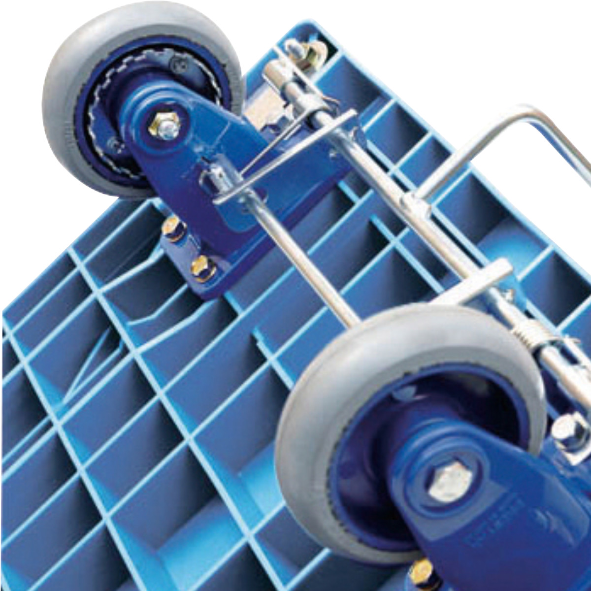 台車 静音台車 大 ハンドブレーキ付 ( 法人限定 山崎産業 キャスター台 積載重300kg 静音 折り畳み式 移動 運搬 荷物 備品 医療 施設 置台 ワゴン キャリー 業務用 オフィス 病院 介護 )