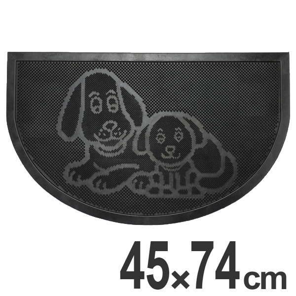 Dショッピング 玄関マット ラバーマット ニューパピードック 45 74cm 泥落としマット エントランスマット 屋外 玄関 動物 犬 いぬ イヌ カテゴリ 玄関マットの販売できる商品 リビングート ドコモの通販サイト