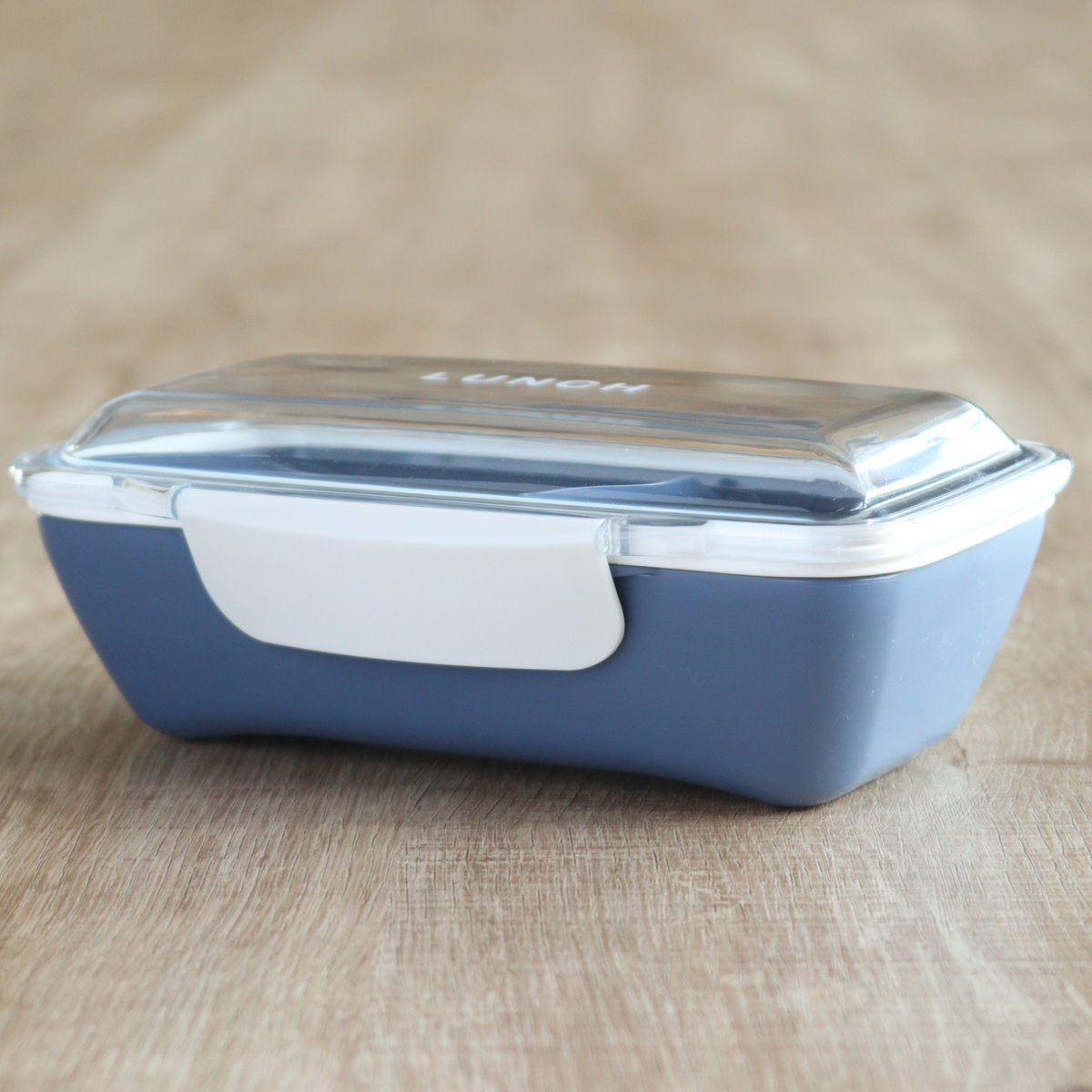 弁当箱 500ml ドーム 1段 time for LUNCH ランチボックス ( お弁当箱 食洗機対応 レンジ対応 一段 ドーム蓋 ドーム型 女子 日本製 食洗機OK レンジOK お弁当 弁当 4点ロック 仕切り付き 女性 ) 【レッド】 レッド