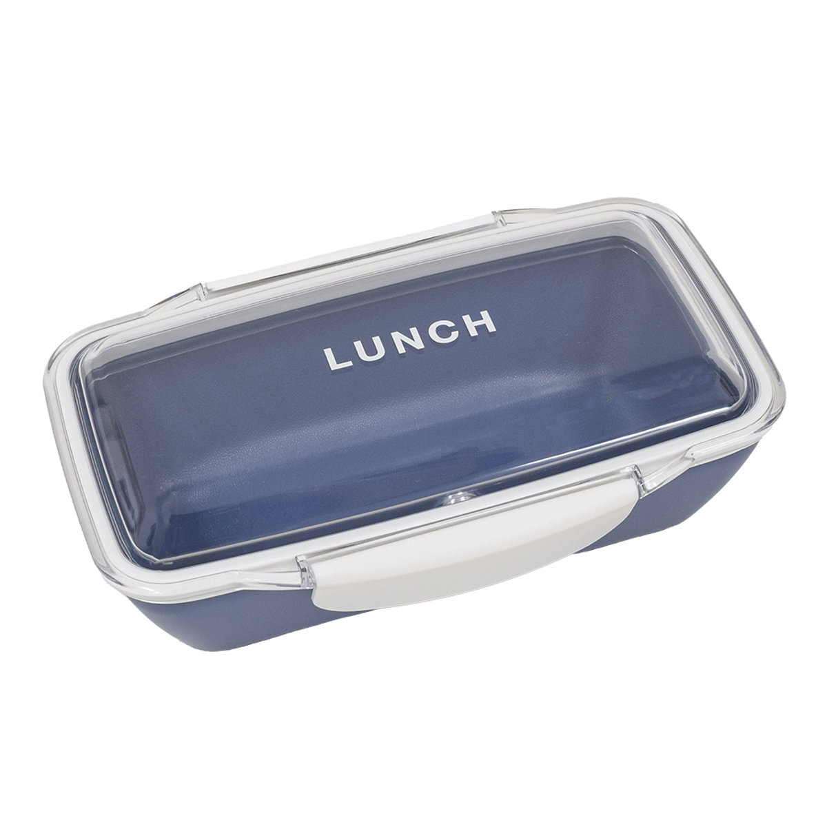 弁当箱 500ml ドーム 1段 time for LUNCH ランチボックス ( お弁当箱 食洗機対応 レンジ対応 一段 ドーム蓋 ドーム型 女子 日本製 食洗機OK レンジOK お弁当 弁当 4点ロック 仕切り付き 女性 ) 【レッド】 レッド