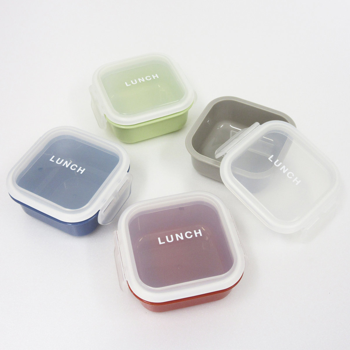 弁当箱 time for LUNCH マルチケース 保存容器 ( お弁当箱 サイドケース レンジ対応 デザート容器 レンジOK デザート ランチボックス お弁当グッズ ランチグッズ 一段弁当箱 弁当 日本製 一段 ) 【ブルー】 ブルー