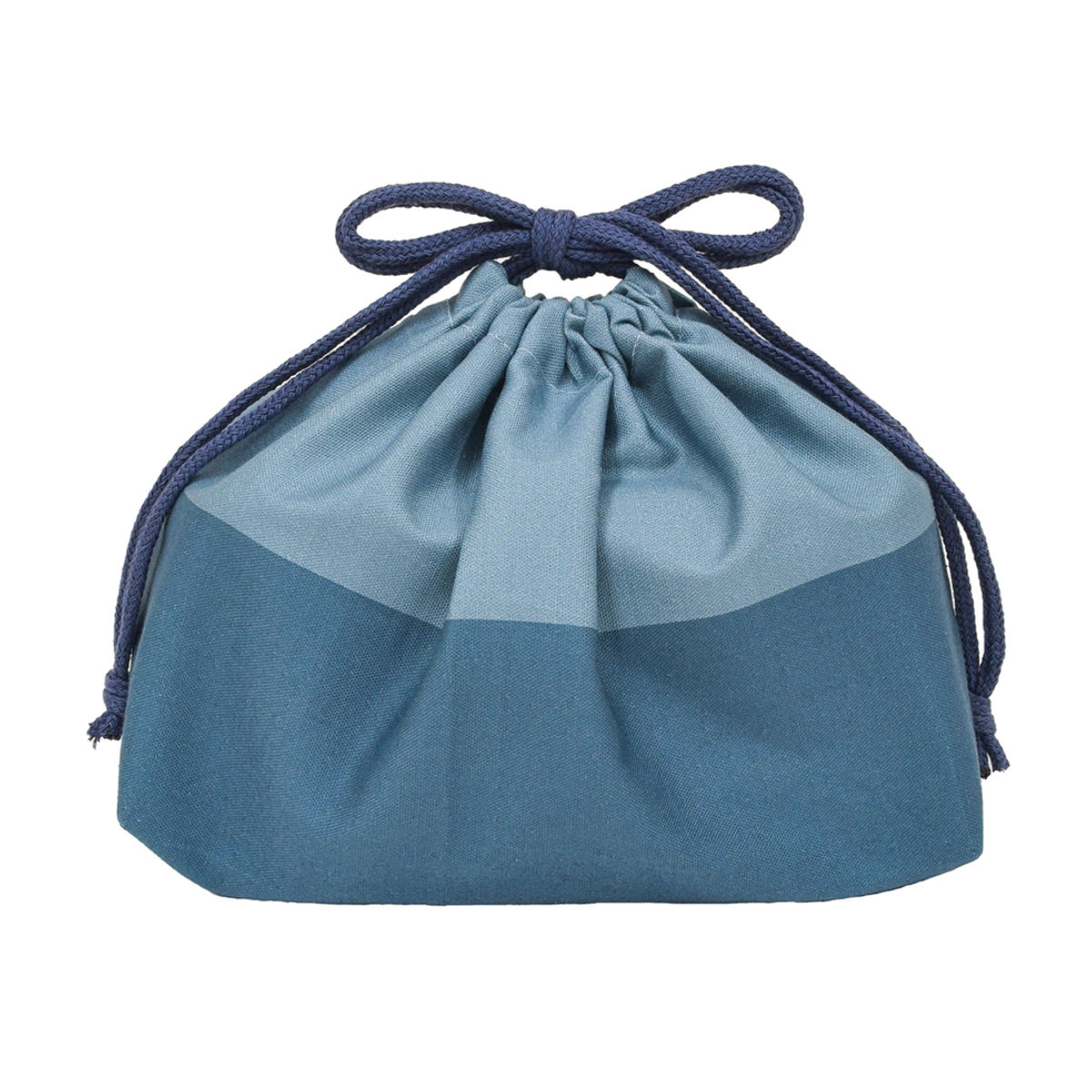 保冷ランチ巾着 モノクローム ( 保冷 保温 弁当袋 お弁当袋 ランチバッグ 巾着袋 お弁当入れ シンプル 給食袋 お弁当箱 弁当 袋 ランチ マチ付き 大人 子供 洗える 日本製 ) 【カーキ】 カーキ