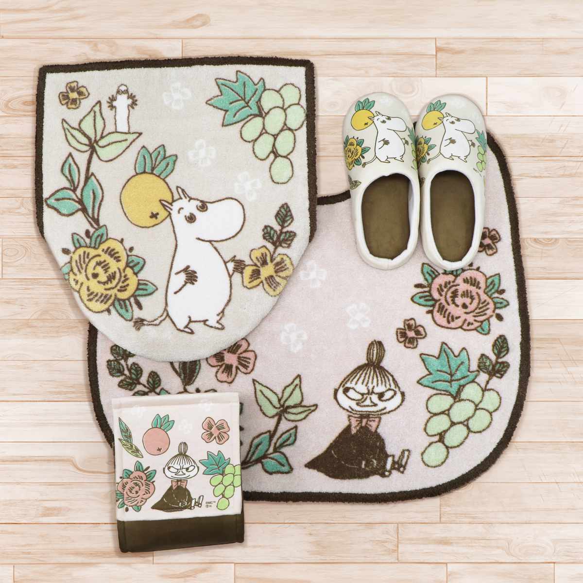 シャインガーデン ペーパーホルダーカバー ムーミン ( トイレットペーパーカバー MOOMIN ペーパーホルダー 予備 洗濯OK トイレタリー ホルダーカバー 取り付け簡単 キャラクター ムーミン柄 リトルミイ 北欧 ) 【ムーミン】 ムーミン