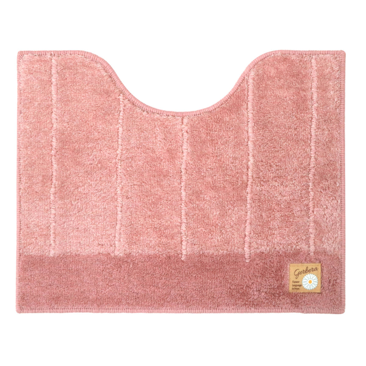 トイレマット 40×50cm ミニ シャンフル 北欧 おしゃれ ( 足元マット ミニサイズ すべりにくい 滑りにくい トイレグッズ トイレタリー ファブリック トイレファブ 足下マット 40 50 単品 ) 【グリーン】 グリーン