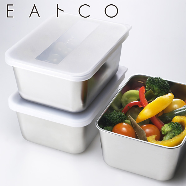 保存容器 EAトCO いいとこ Youki ヨウキ 650ml ステンレス製 （ フードコンテナー ステンレス保存容器 キッチン雑貨 冷蔵 冷凍OK 冷凍庫