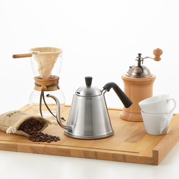 ケトル 1.1L ドリップポット シーズクッキング IH対応 ( やかん ポット 薬缶 ガス火対応 キッチン用品 キッチン雑貨 調理用品 ステンレスケトル )